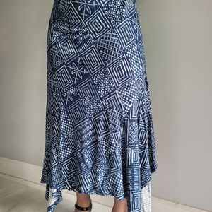 Lauren Ralph  Lauren Plus Size Blue Skirt